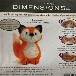 NIP Needle Felting Fox Kit